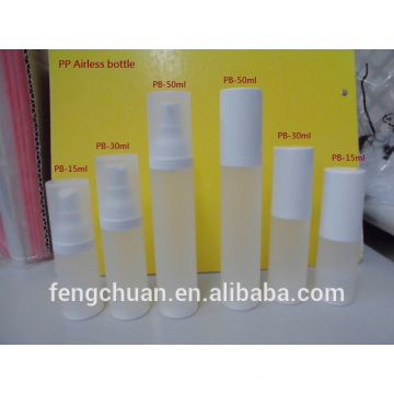 Containers cosmetics airless pump bottle frosted plastic bottle